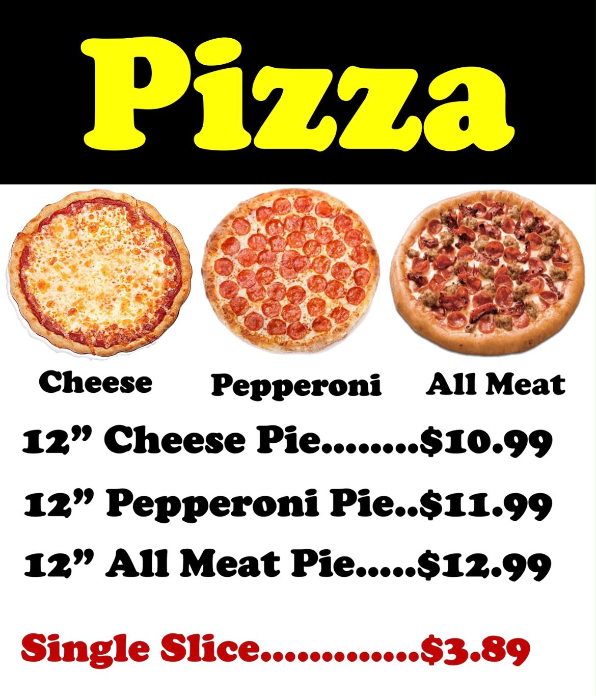 Roosters Food Court Menu